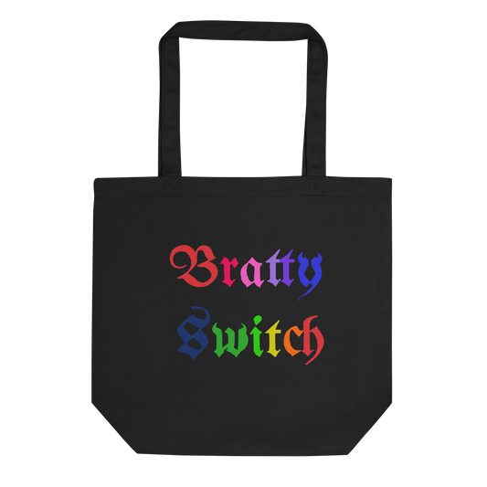 "Bratty Switch" Rainbow Tote Bag